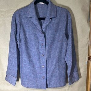 Vintage 100% wool Romanes and Paterson wool shirt